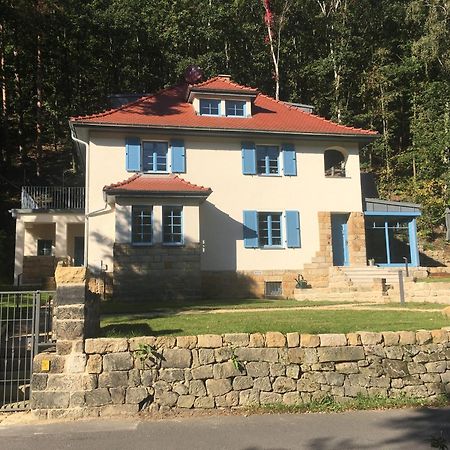 Prima Klima Villa - Ferienwohnung Steinbrecher Stadt Wehlen Eksteriør billede
